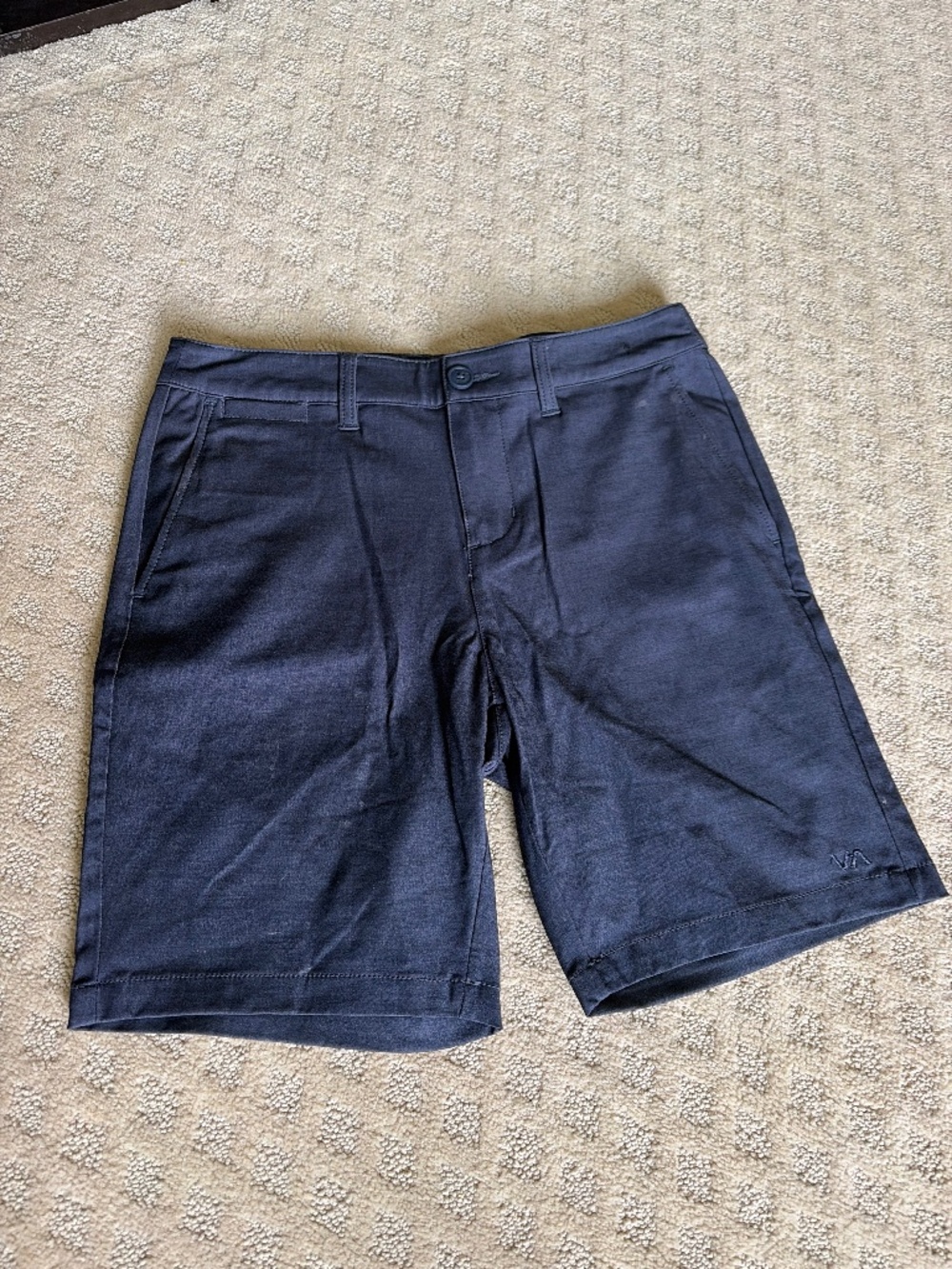 Boys Navy Blue RVCA Shorts